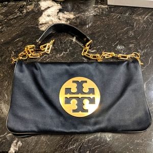 Tory Burch purse - silk and suede